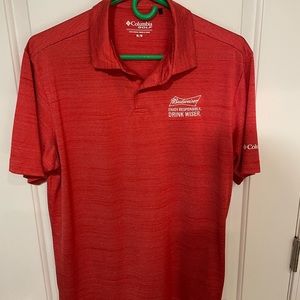 Budweiser x Columbia polo